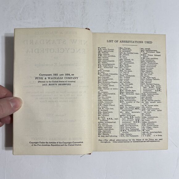 Funk n Wagnalls New Standard Encyclopedia 1934 Vol XXII Saxe Meiningen to Steam - Picture 7 of 15